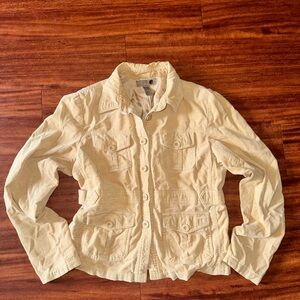 Y2K Cream Corduroy Jacket